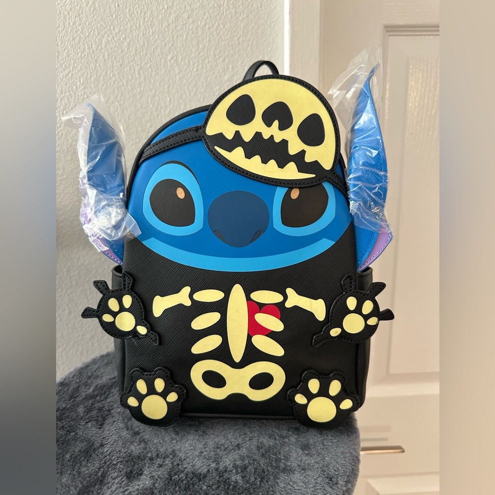 Skeleton Stitch Loungefly backpack. Brand new with tags.